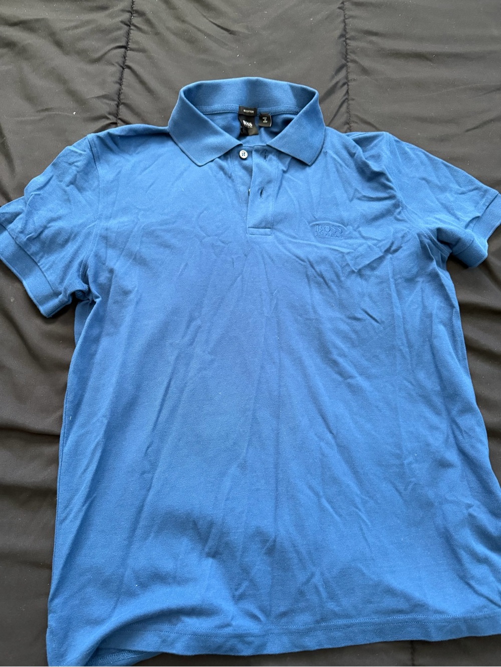 Hugo Boss Men's Blue Polo Shirt